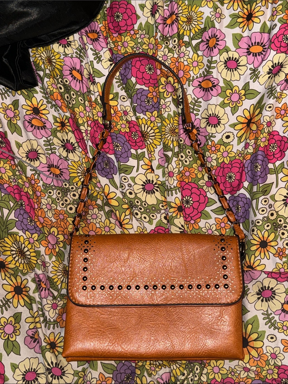 Sam & Hadley Genuine Vegan Leather Studded Purse!
